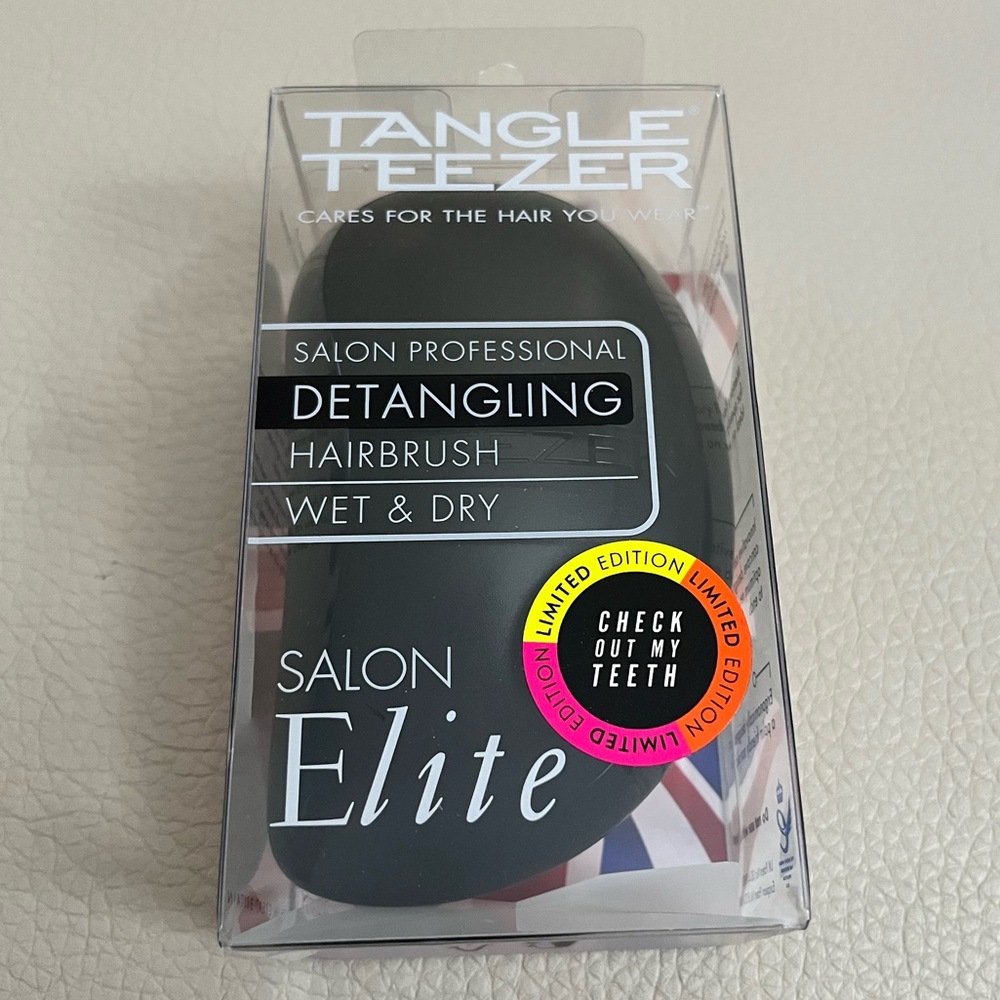 NWT-Tangle Teezer Salon Elite-Salon Professional Detangling Hairbrush-Made in UK